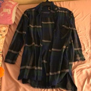 Forever 21 oversized flannel